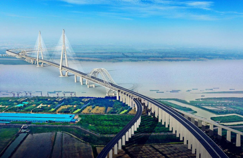 The Changzhou-Taixing Yangtze River Bridge
